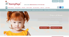 Desktop Screenshot of nannypaye.co.uk